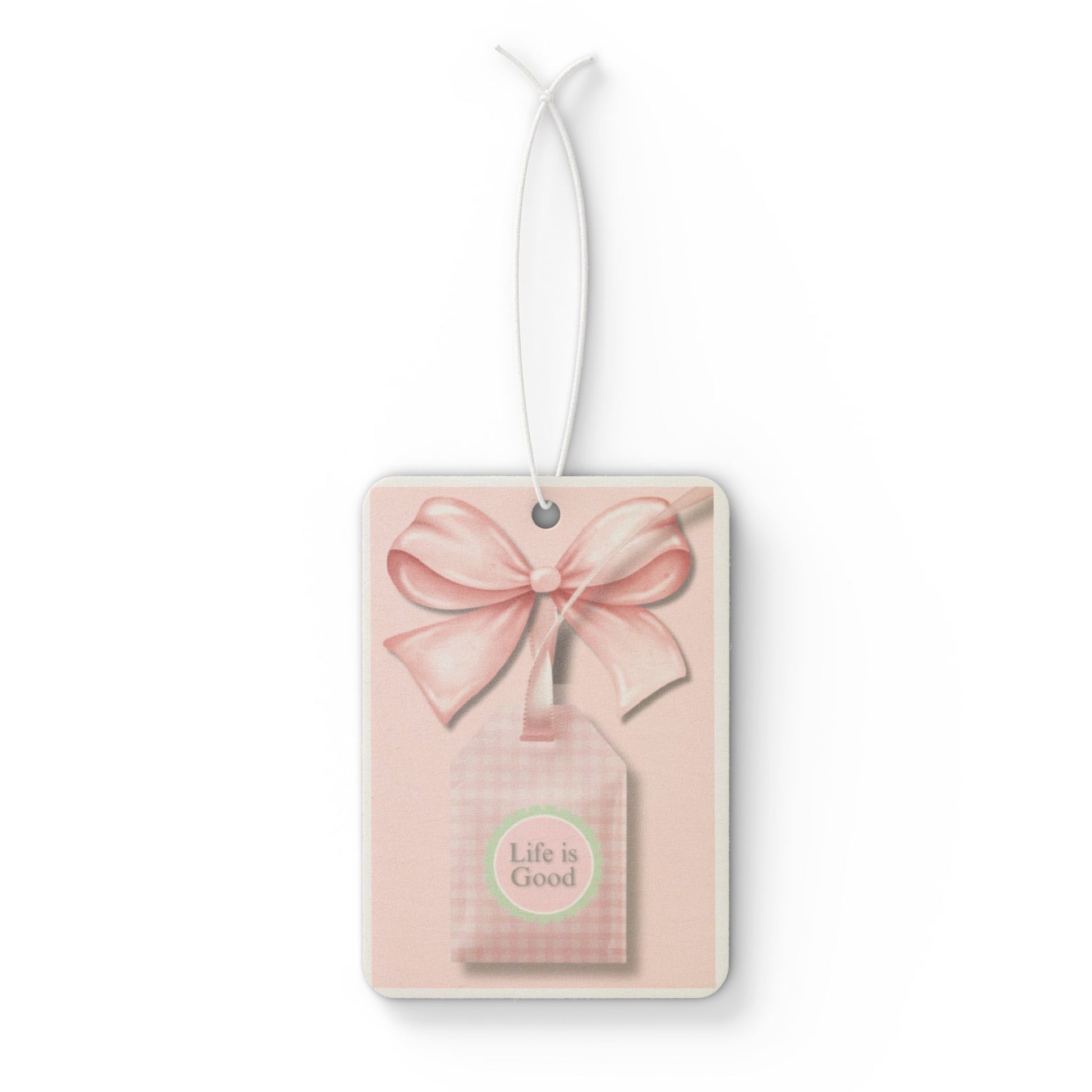 Cottage Cozy Car Air Freshener with 'Life is Good' Design - Great for Gifts, Home Decor, Travel, Relaxation, Car Accessories