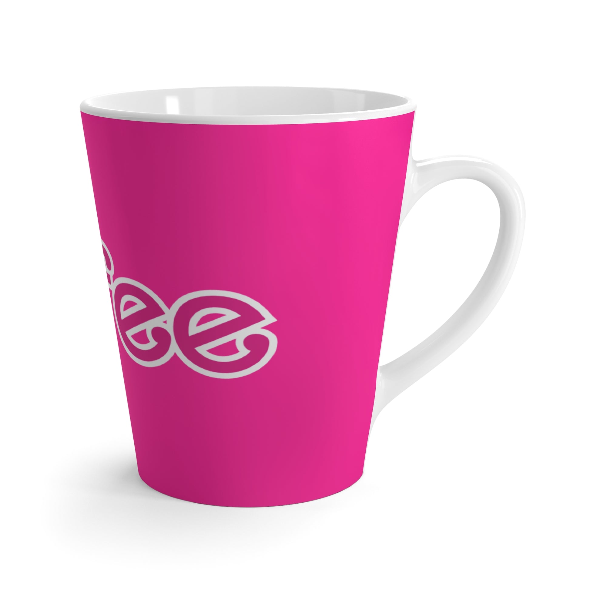 PINK INSPIRED LATTE COFFEE MUG