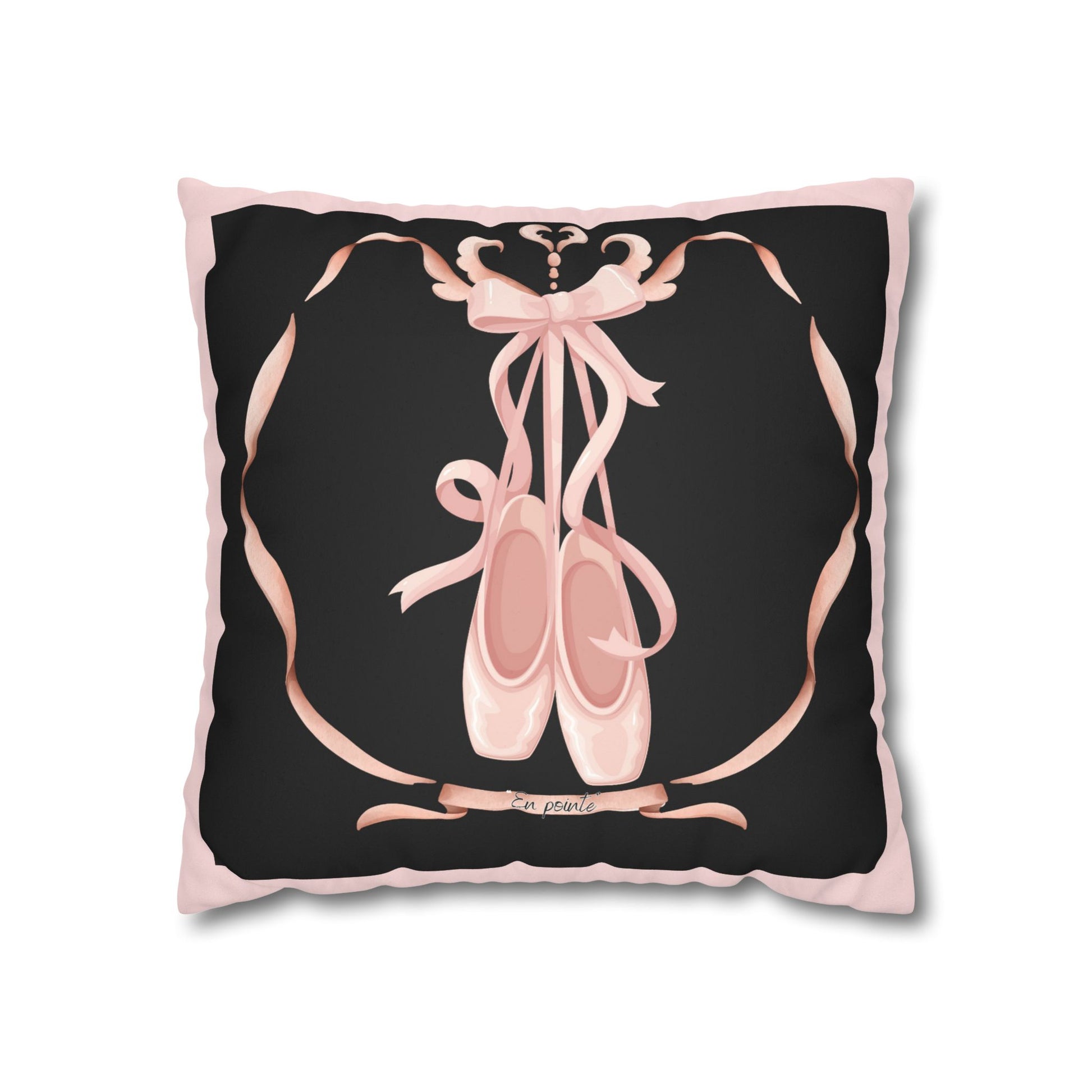 Ballerina/Fierce Suede Square Pillow Case Double sided