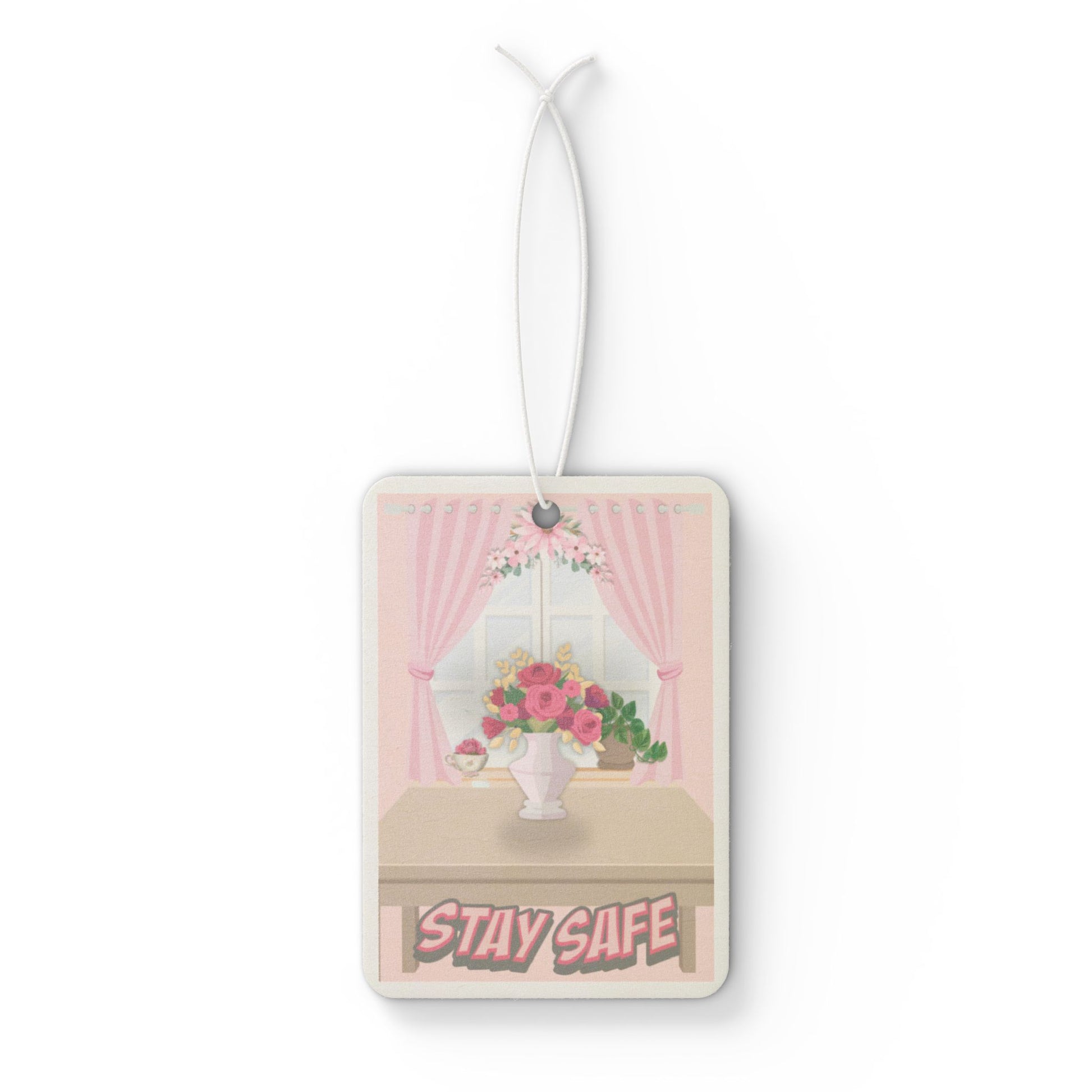 Cottage Cozy 2 Air Freshener  - Stay Safe Car Fragrance, Cute Car Decor, Gift for Pet Lovers, Mother's Day, Travel Essentials