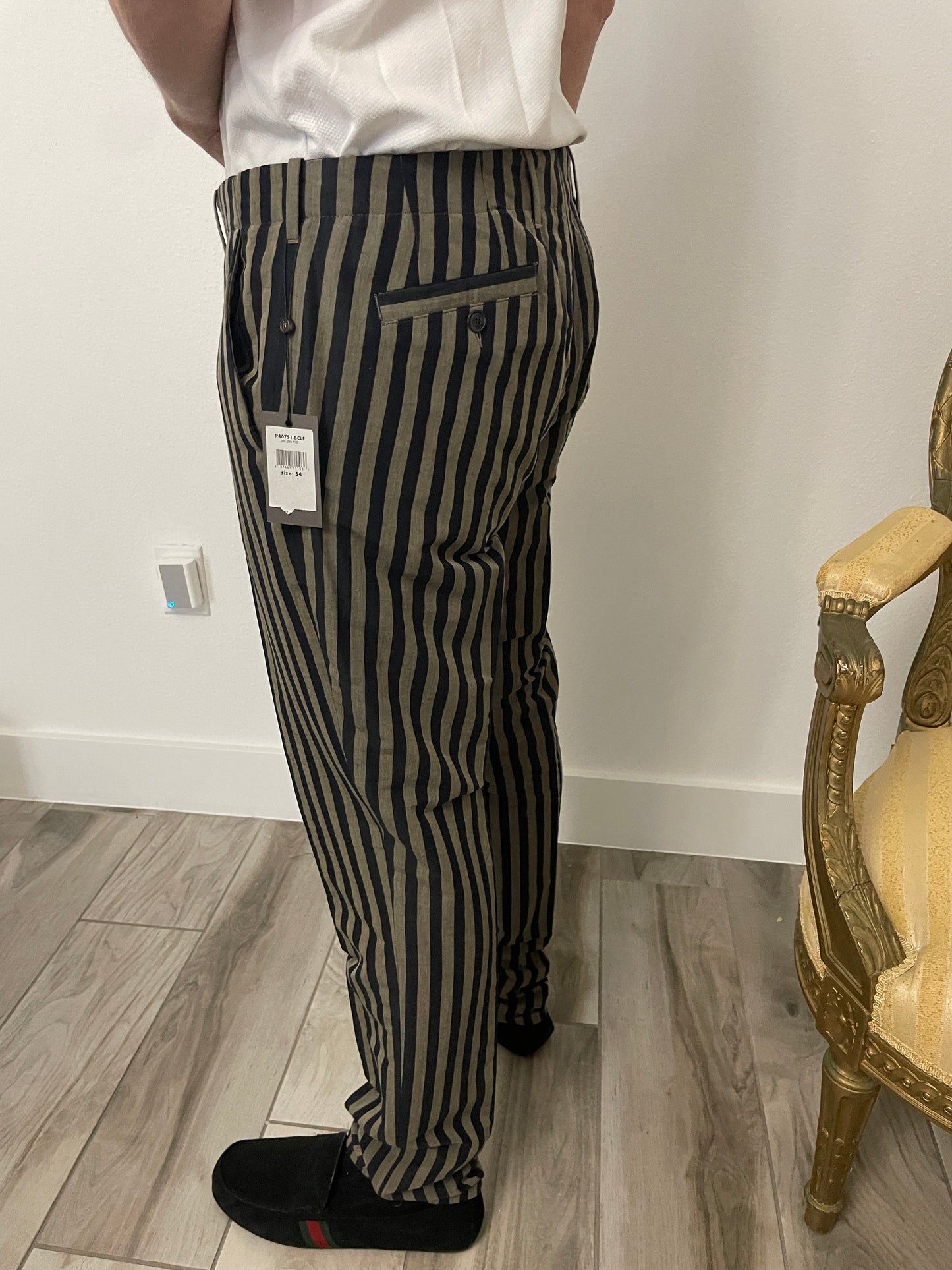John Varvatos Striped Vintage Suit